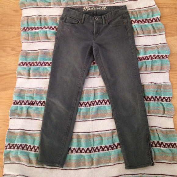 Madewell Olive Green skinny jeans
