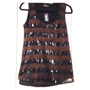 Miss Me sequin tank