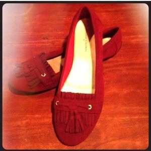 Classic Red Tassel Flats