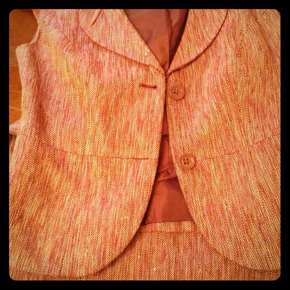 The Limited short sleeve jacket and skirt