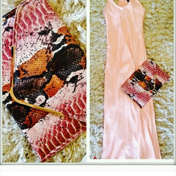 Pink Bundle BCBG Purse & Mischievious Lace Dress