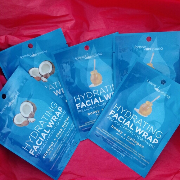 ๐SOLD๐5 Hydrating facial wraps - Picture 1 of 3