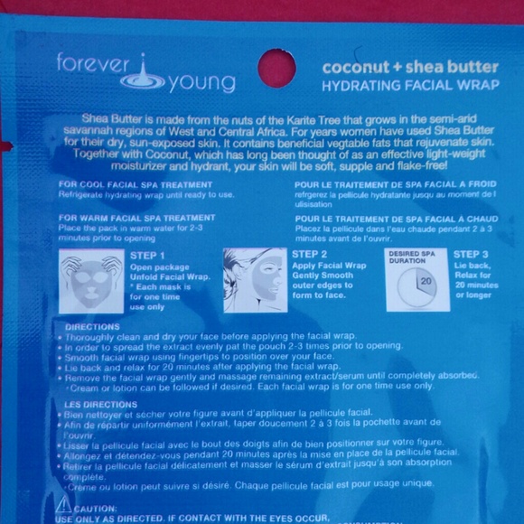 ๐SOLD๐5 Hydrating facial wraps - Picture 2 of 3