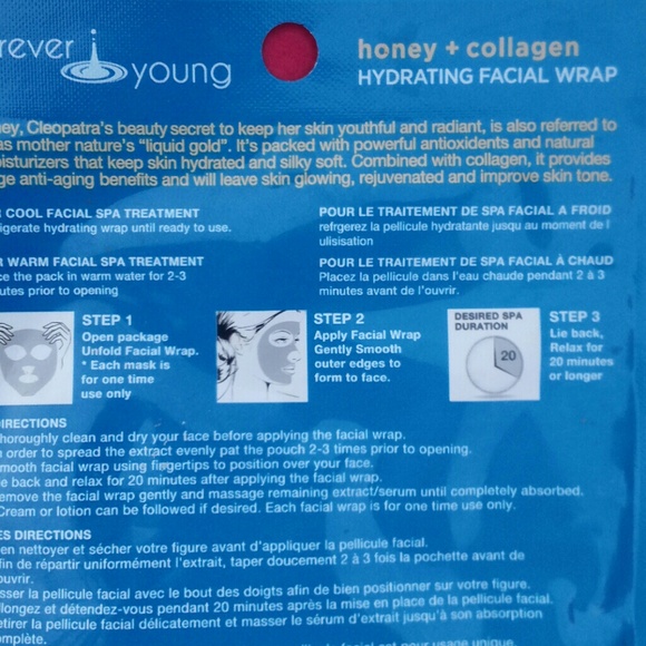 ๐SOLD๐5 Hydrating facial wraps - Picture 3 of 3