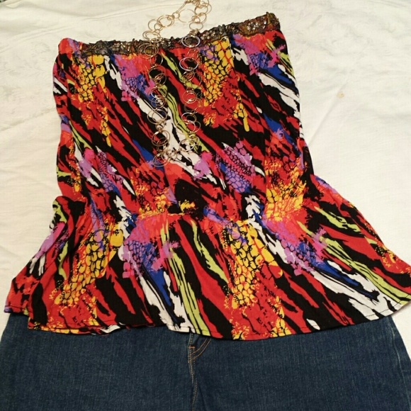 Strapless top - Picture 2 of 2