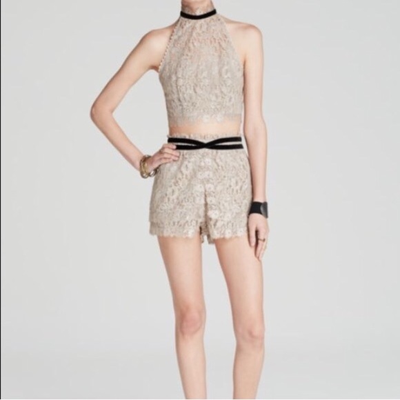 Free people halter and short set