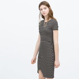 Zara striped dress