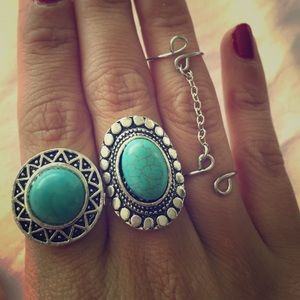 2 rings plus bonus double chain ring