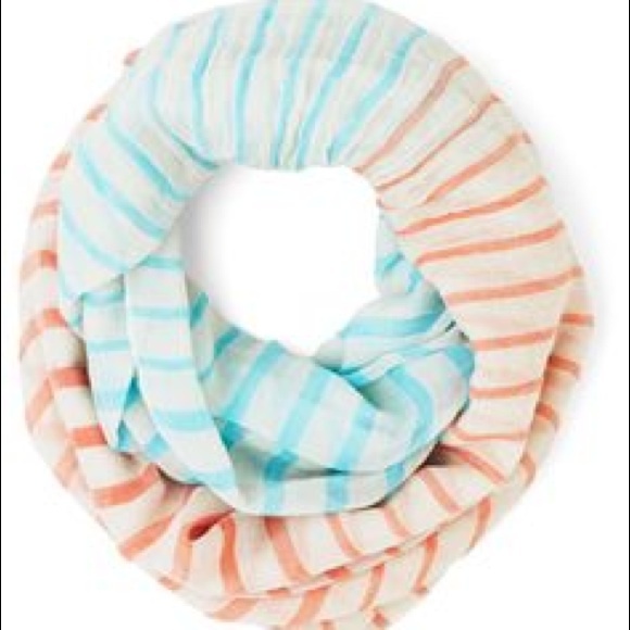 ModCloth striped circle scarf