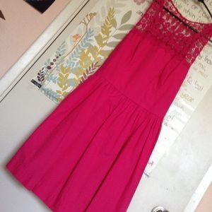 Abercrombie dark pink dress
