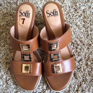 Sofft Dressy Tan Sandals