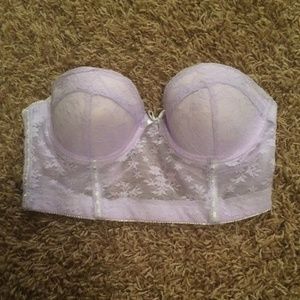 Lacy Lavender Bustier + teddy 32A