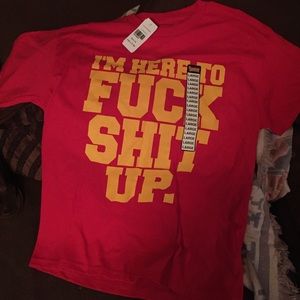 MENS . Red shirt . Brand new