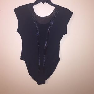 American Apparel Mesh v bodysuit