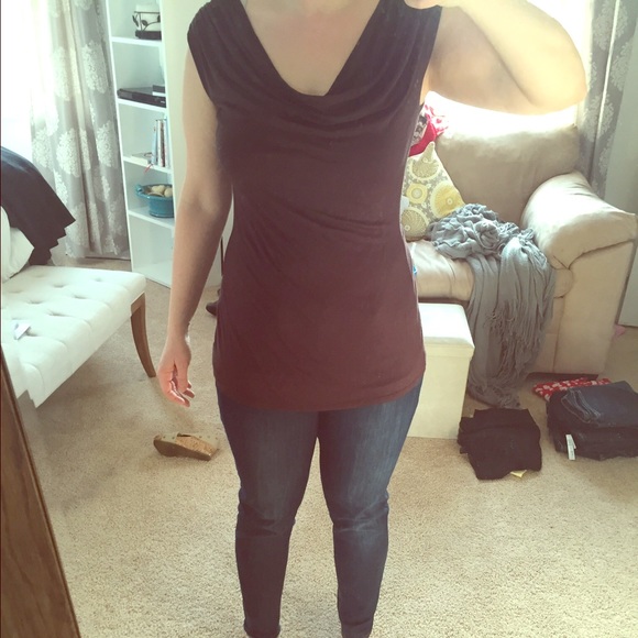 Brown tank top