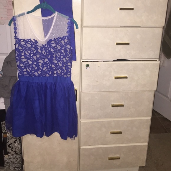 Blue Lace Dress
