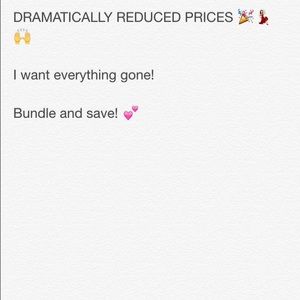 REDUCED PRICES!!!