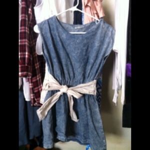 Denim cute dress