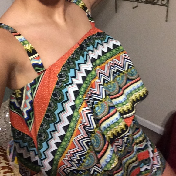 Aztec Pattern Dress - Picture 3 of 4