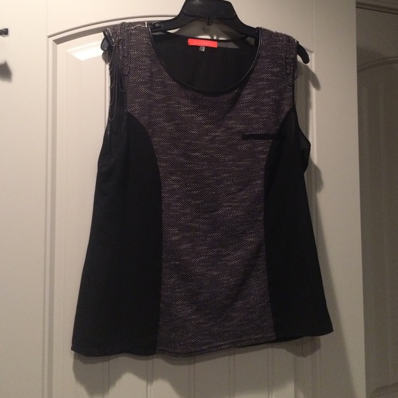 Tank top with chain detail