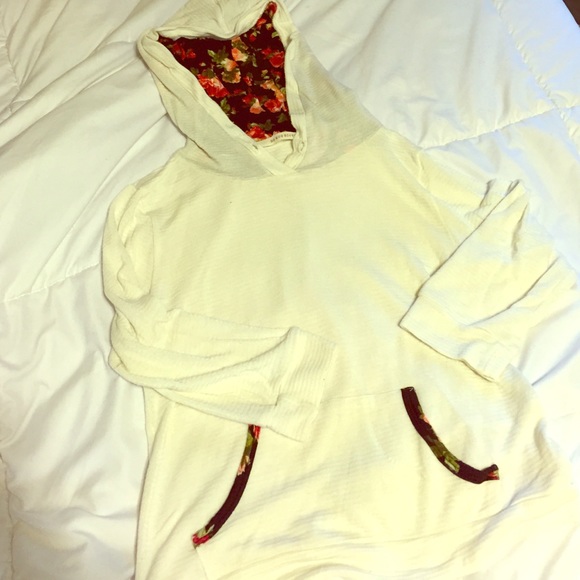 Cream light hoodie