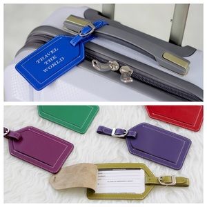 Genuine Leather Luggage Tag