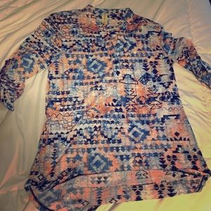 Aztec print shirt