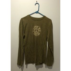 Green "Life Is Good" Shirt