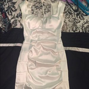 White formal dress