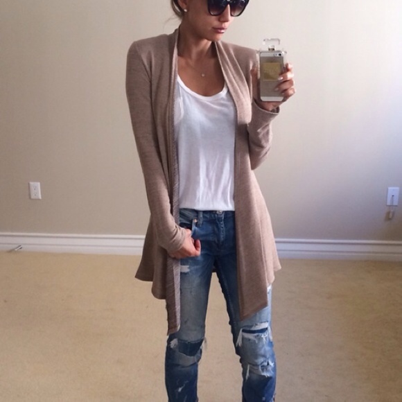 Jackets & Blazers - Perfect Camel Cardigan L