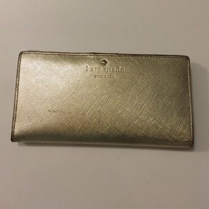 Kate Spade cobble hill Stacy wallet- Gold