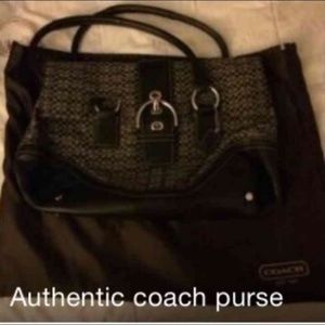 Authentic coach purse