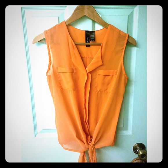 Orange top