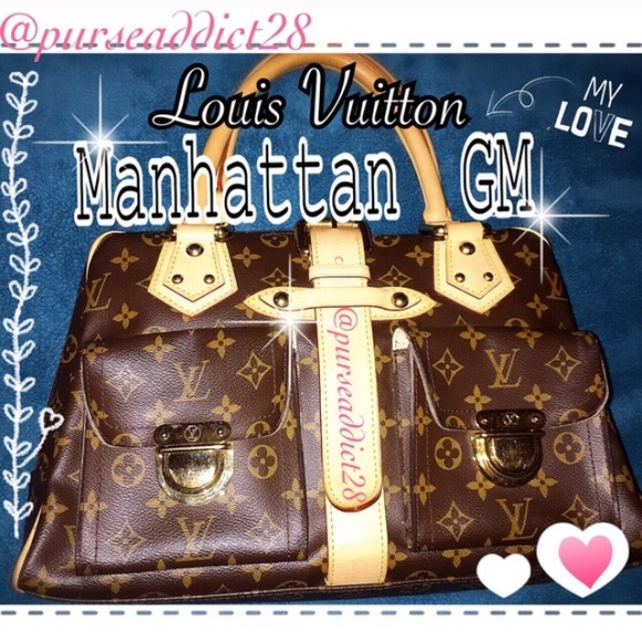 LOUIS VUITTON MANHATTAN GM $1050 OBO