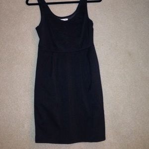 Charcoal gray business casual dress