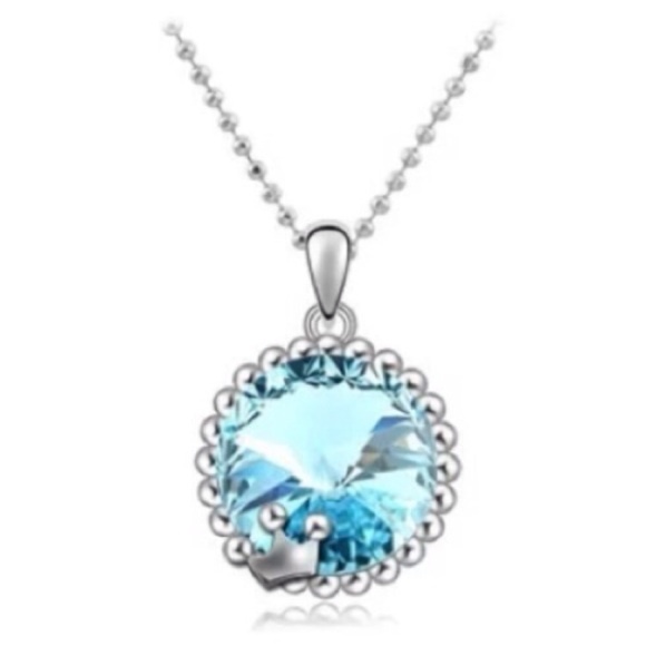 Jewelry - 9k White Gold Filled Necklace with chain upcharge