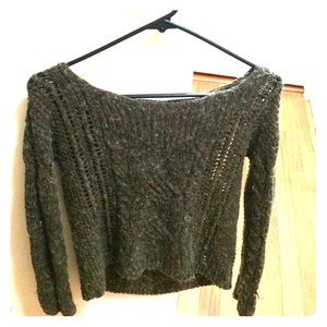 Brow Free People Crop Sweater