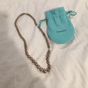 Tiffany & co graduated bead necklace