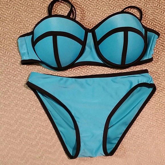 Teal swimsuit