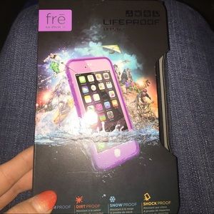iPhone 6 purple lifeproof case!