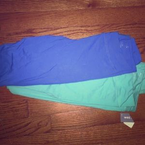 2 leggings! NEVER WORN