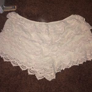 Lace shorts