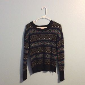 Grey Vintage Christmas Sweater