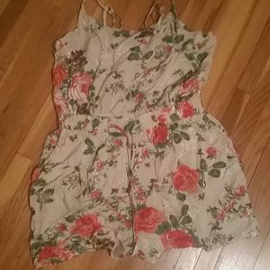 Floral Romper with pockets