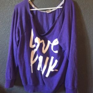 ⚠️ TRADED⚠️Purple VS pullover sweater