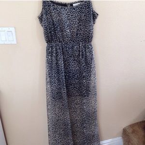 Cheetah maxi dress