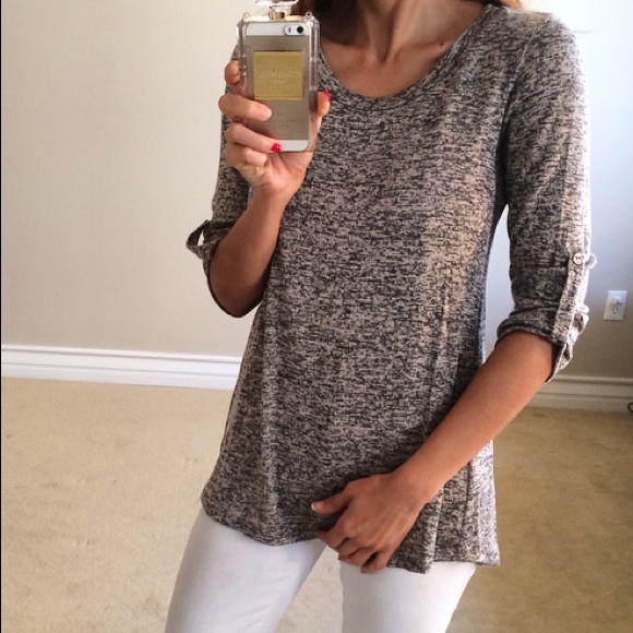 • SOLD • Marbled Knit Top L - Picture 4 of 4