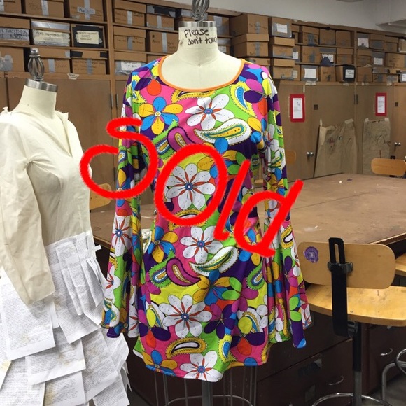 SOLD Funky hippie dress size M-L