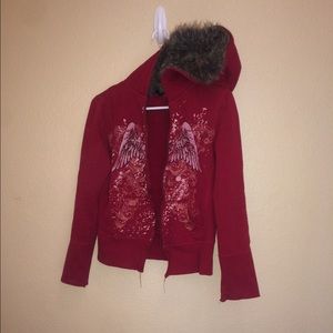 Red jacket