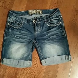 Denim shorts